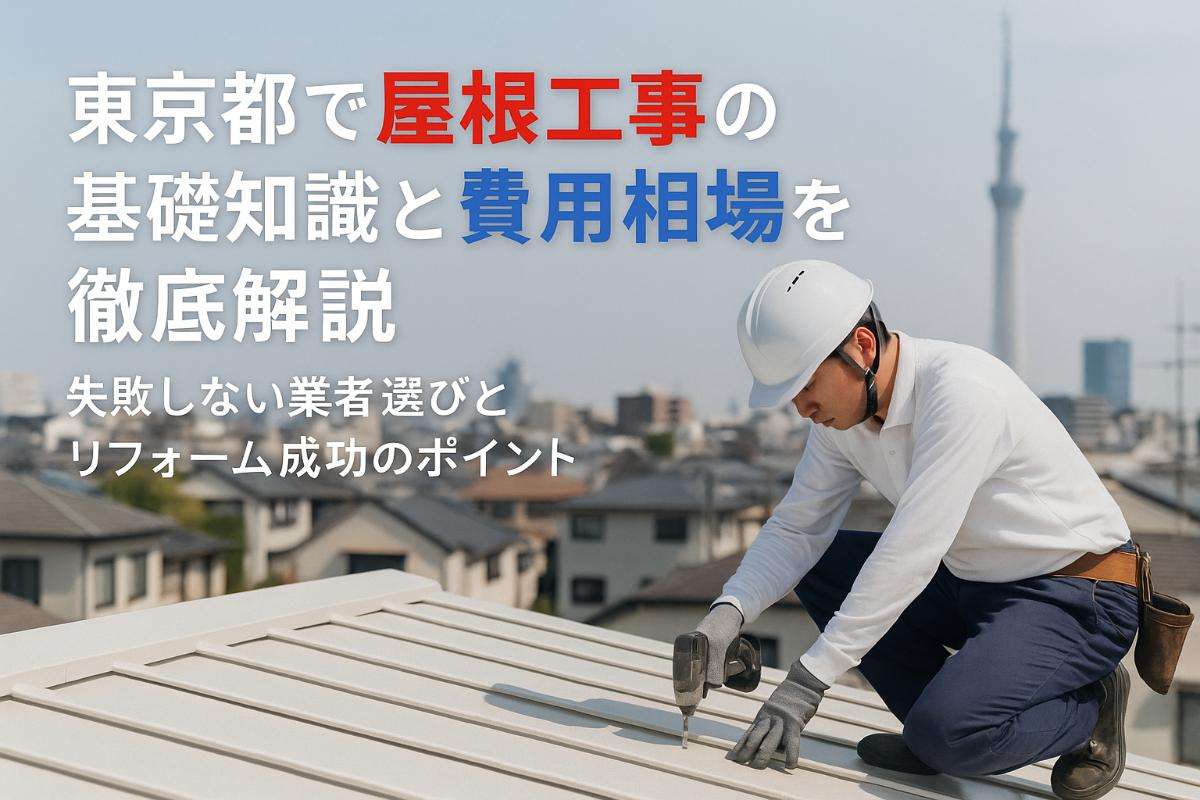 東京都で屋根工事の基礎知識と費用相場を徹底解説｜失敗しない業者選びとリフォーム成功のポイント