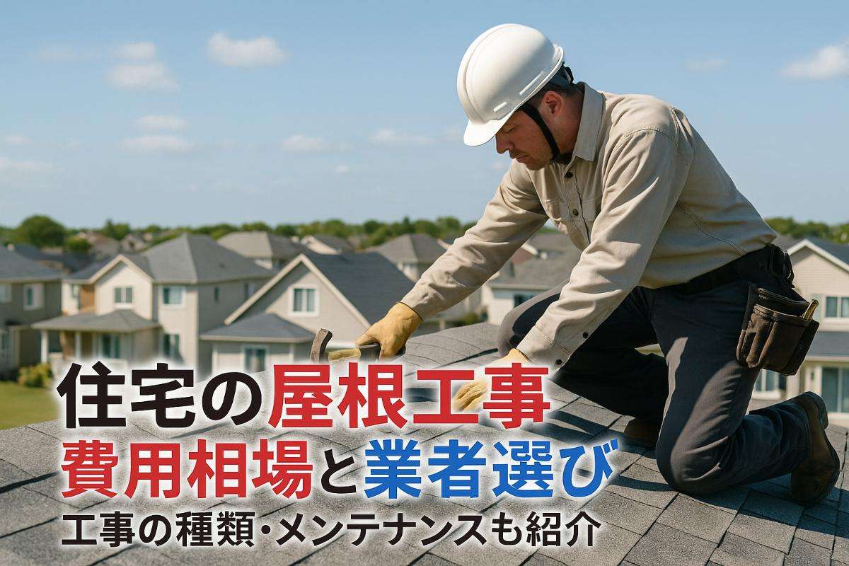 住宅の屋根工事にかかる費用相場と業者選び徹底解説！工事の種類・メンテナンスも紹介