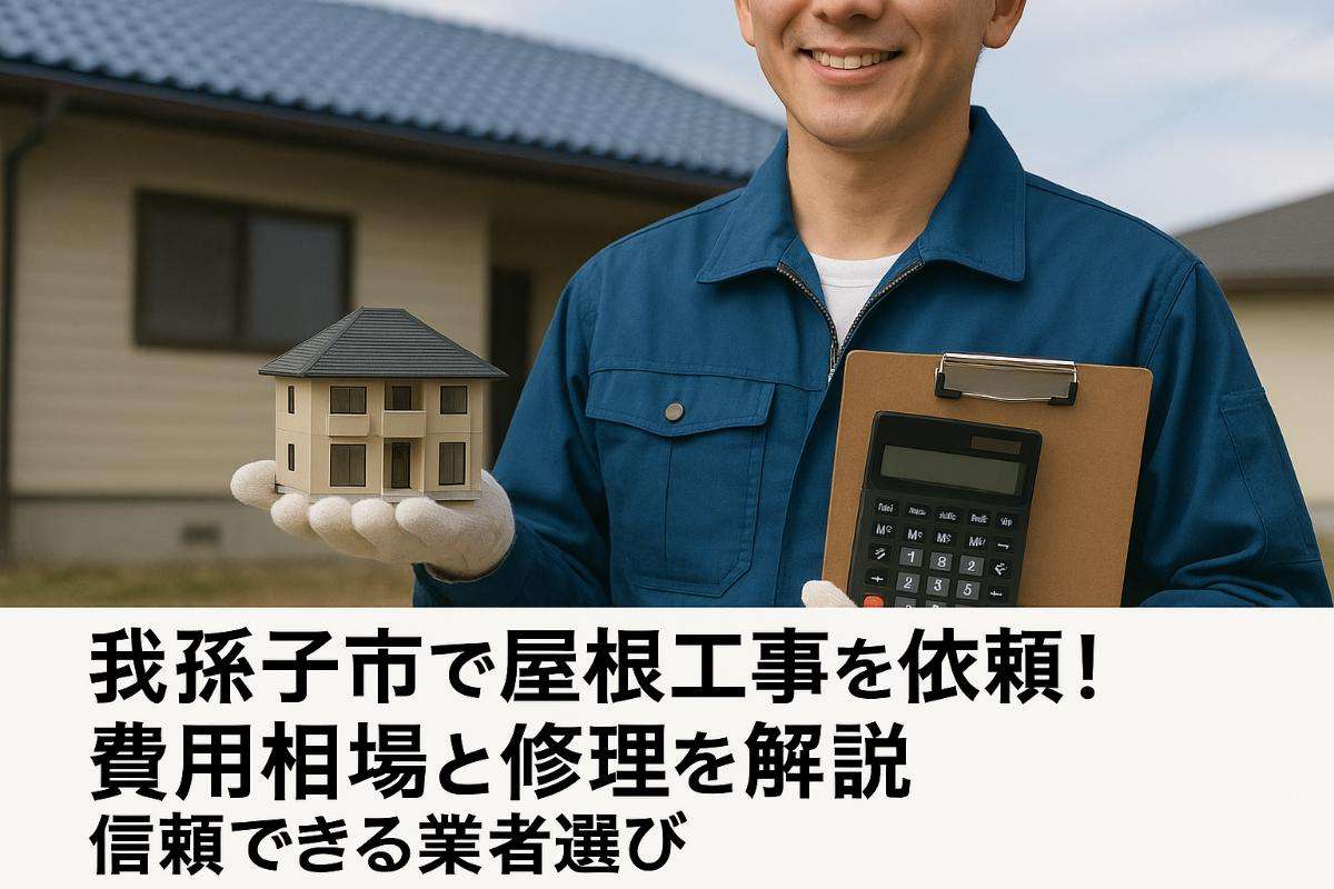 我孫子市で屋根工事を依頼！費用相場と修理を解説｜信頼できる業者選び