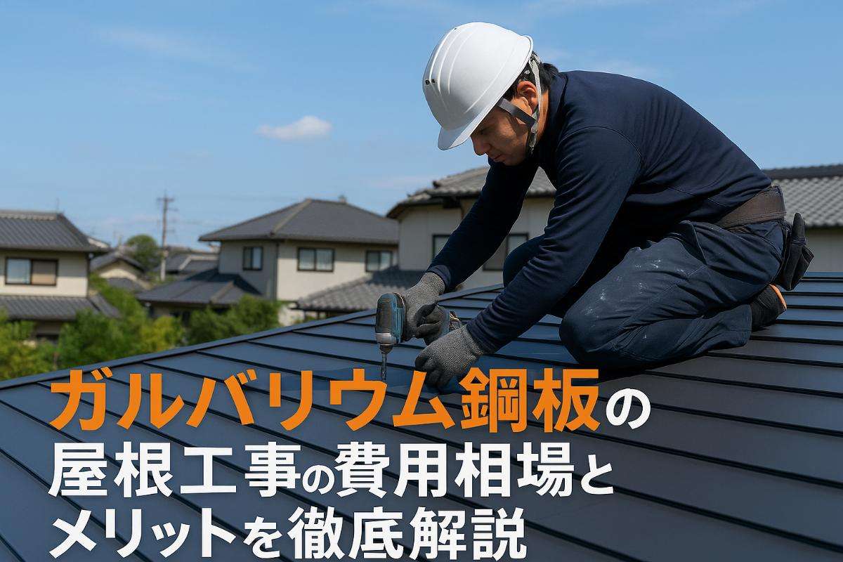 ガルバリウム鋼板の屋根工事の費用相場とメリットを徹底解説
