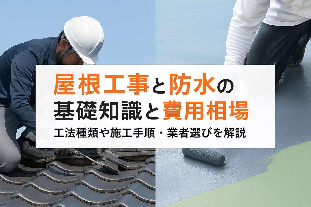 屋根工事と防水の基礎知識と費用相場｜工法種類や施工手順・業者選びを解説